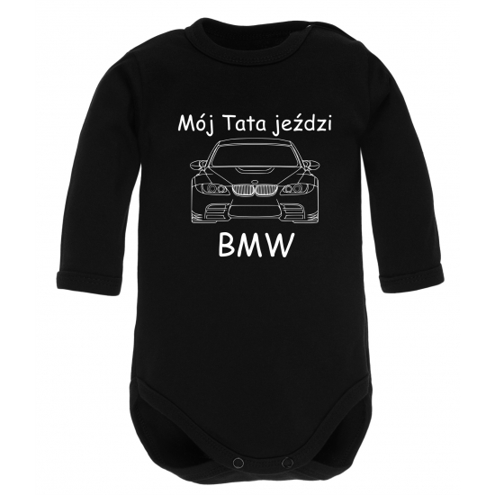 Body z napisem Mój Tata jeździ BMW